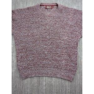 Vintage Winter Harbor Wool Acrylic Knit Chunky Sweater Made in USA 90s Womens XL